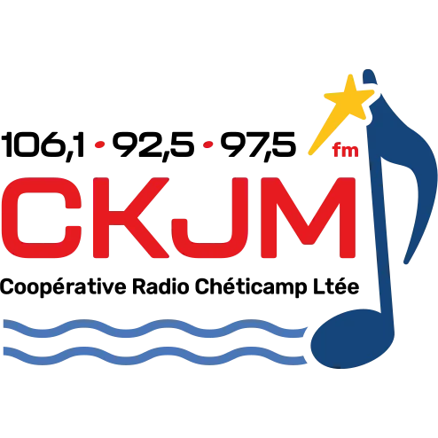 Logo CKJM 106.1 Cheticamp