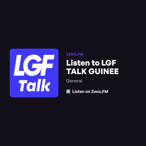 Logo LGF TALK GUINEE